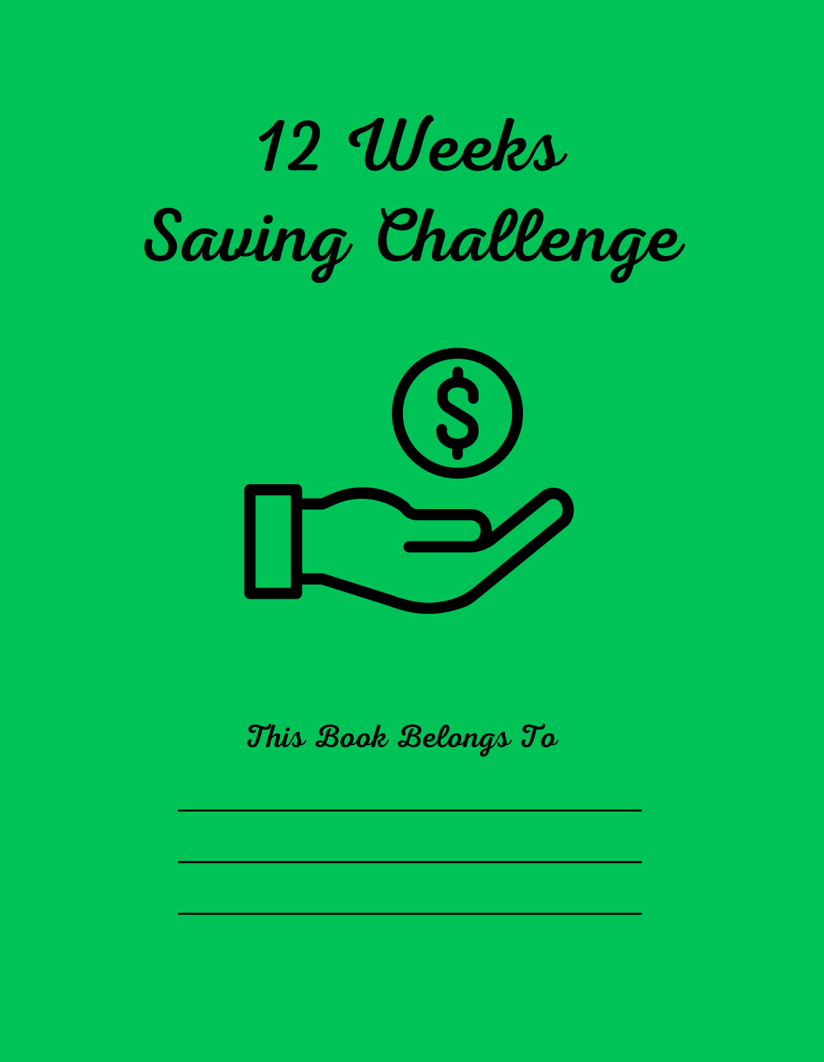 12 Week Saving Challenge