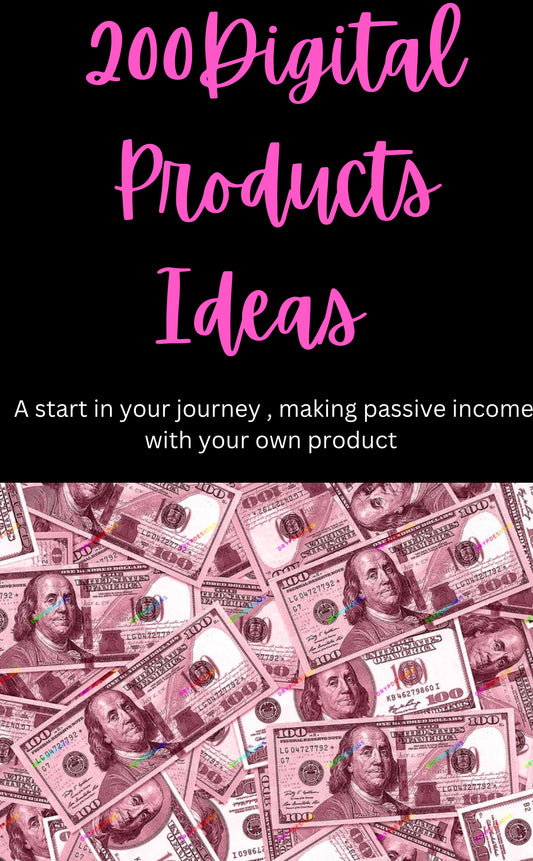 200 PLR Digital Products : Step to Passive Income